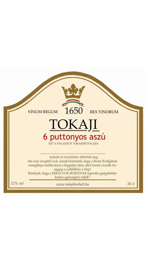 Névre szóló borcímke